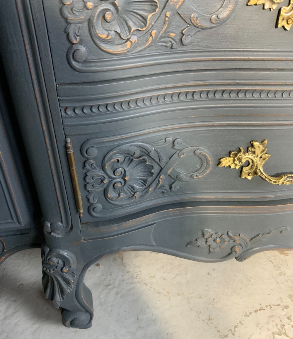 PAINTED FRENCH CARVED OAK SIDEBOARD  View XIV