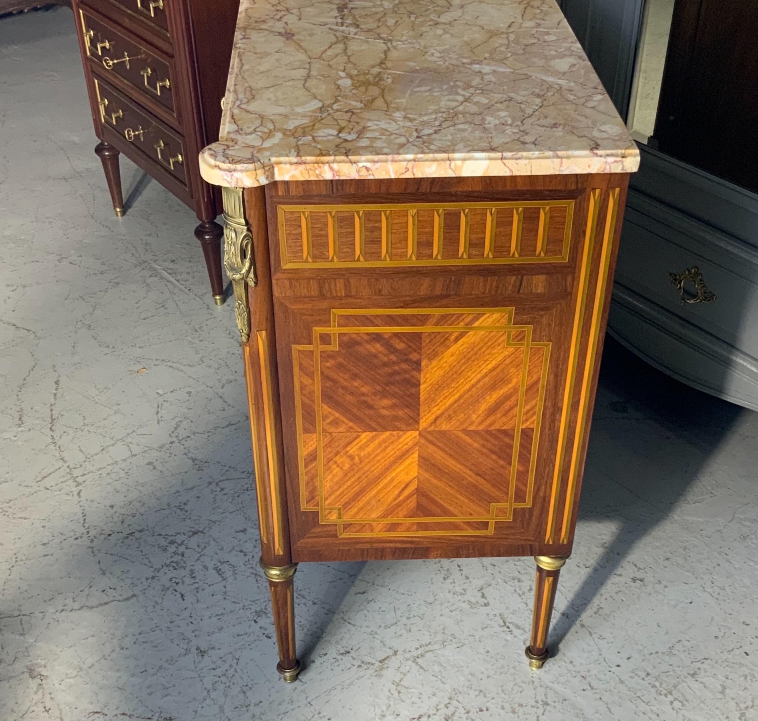 INLAID FRENCH COMMODE  View III