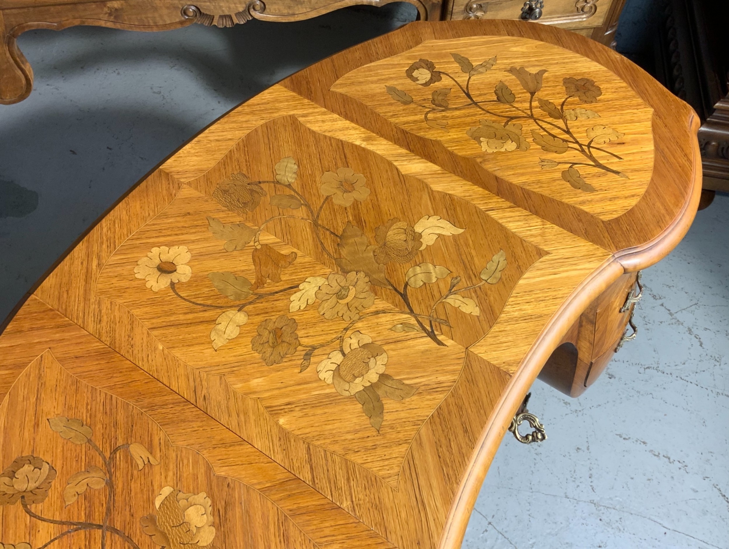INLAID FRENCH LADIES DESK  View III