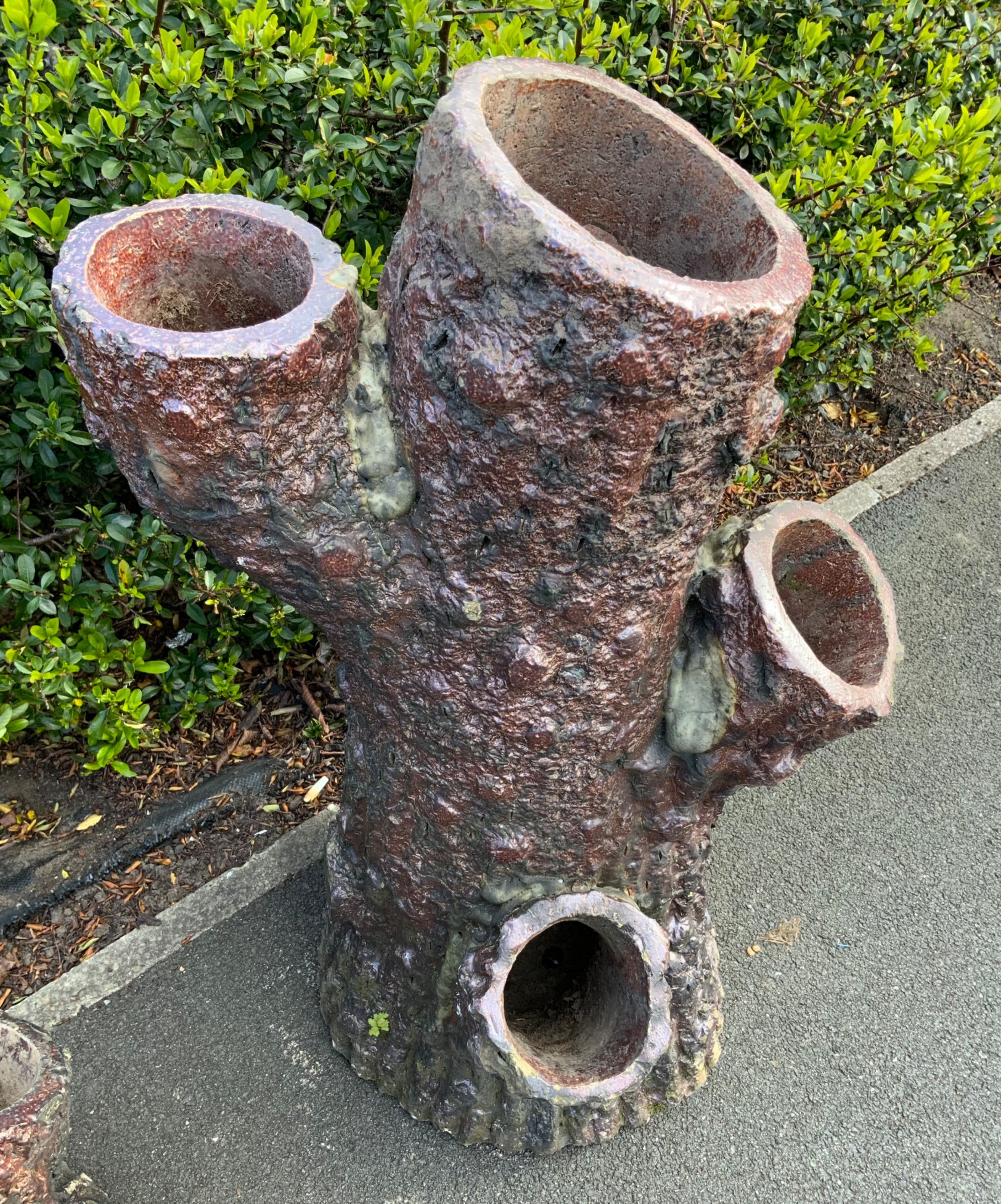LARGE PAIR OF VICTORIAN STRAWBERRY PLANTERS  View X