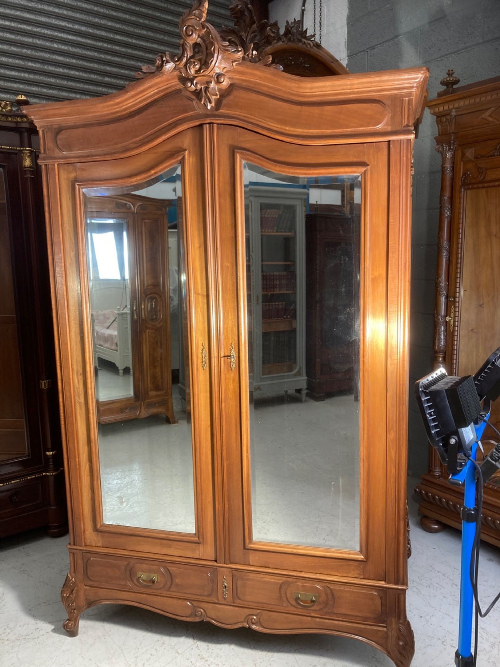 WALNUT FRENCH ARMOIRE  View III