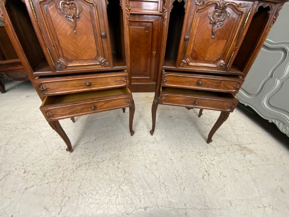 PAIR OF FRENCH ROSEWOOD CABINETS  View V
