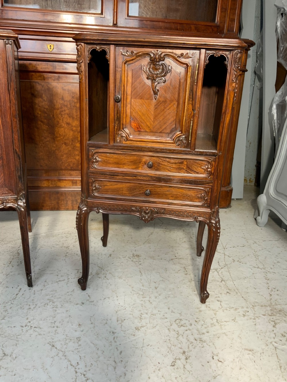 PAIR OF FRENCH ROSEWOOD CABINETS  View II