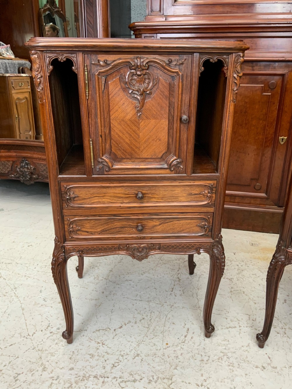 PAIR OF FRENCH ROSEWOOD CABINETS  View IX
