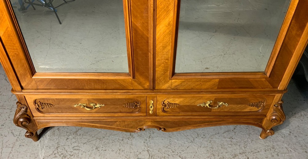 CARVED WALNUT FRENCH ARMOIRE  View III
