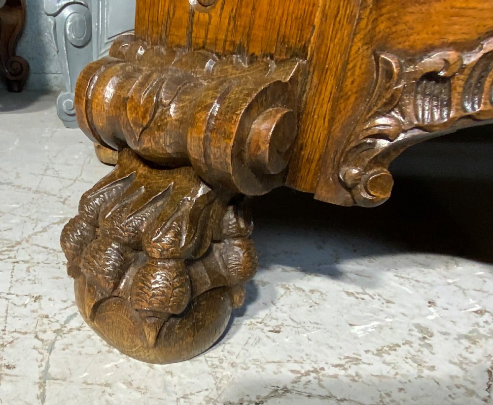 CARVED OAK FRENCH CHEST OF DRAWERS View VII