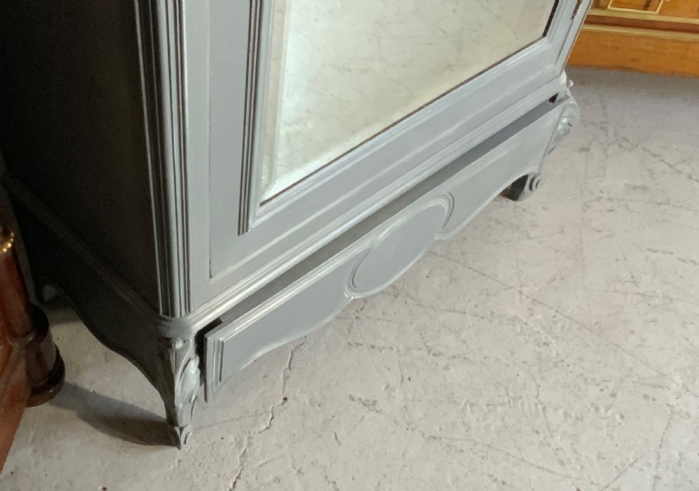 PAINTED FRENCH CARVED ARMOIRE  View VII