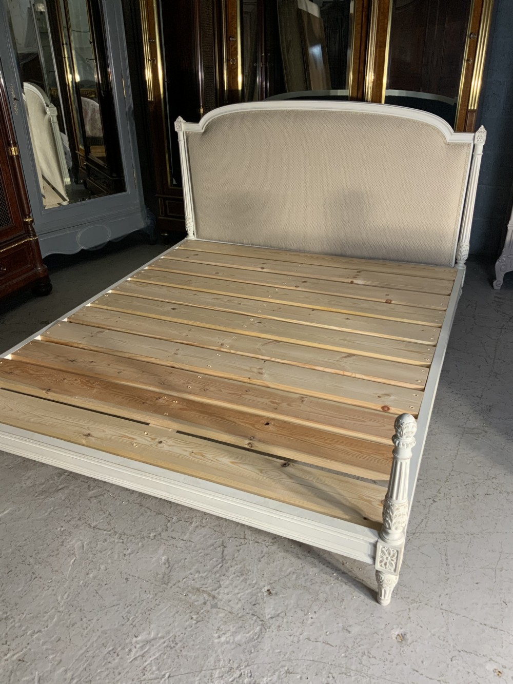 UPHOLSTERED FRENCH SUPER KING SIZE FRENCH BED  View II