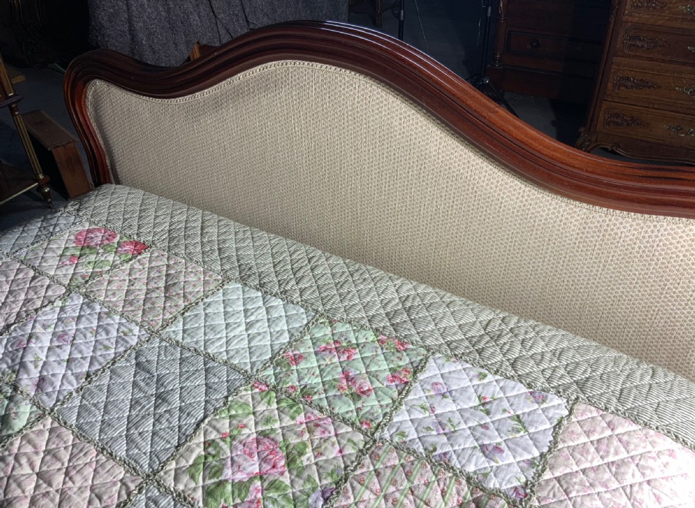 FRENCH MAHOGANY UPHOLSTERED BED View VII