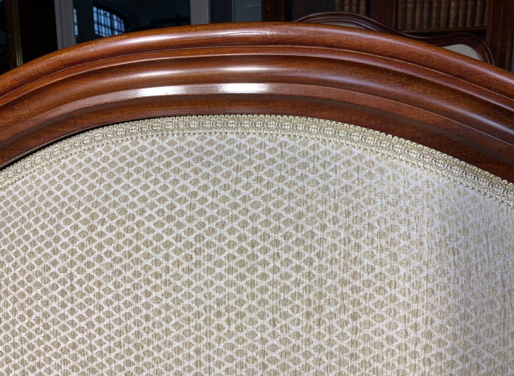FRENCH MAHOGANY UPHOLSTERED BED View VIII