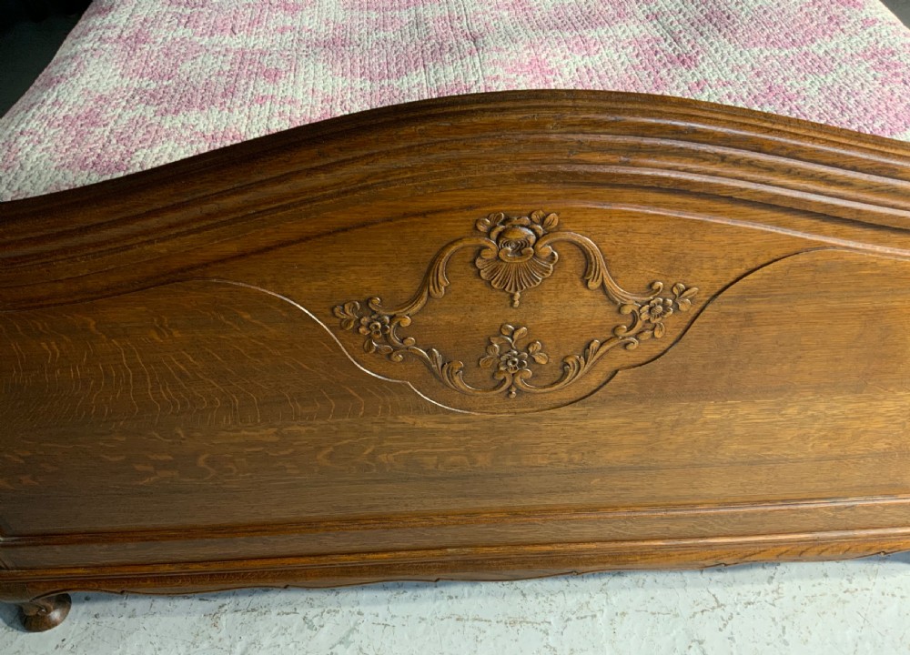 KING SIZE FRENCH OAK BED  View II