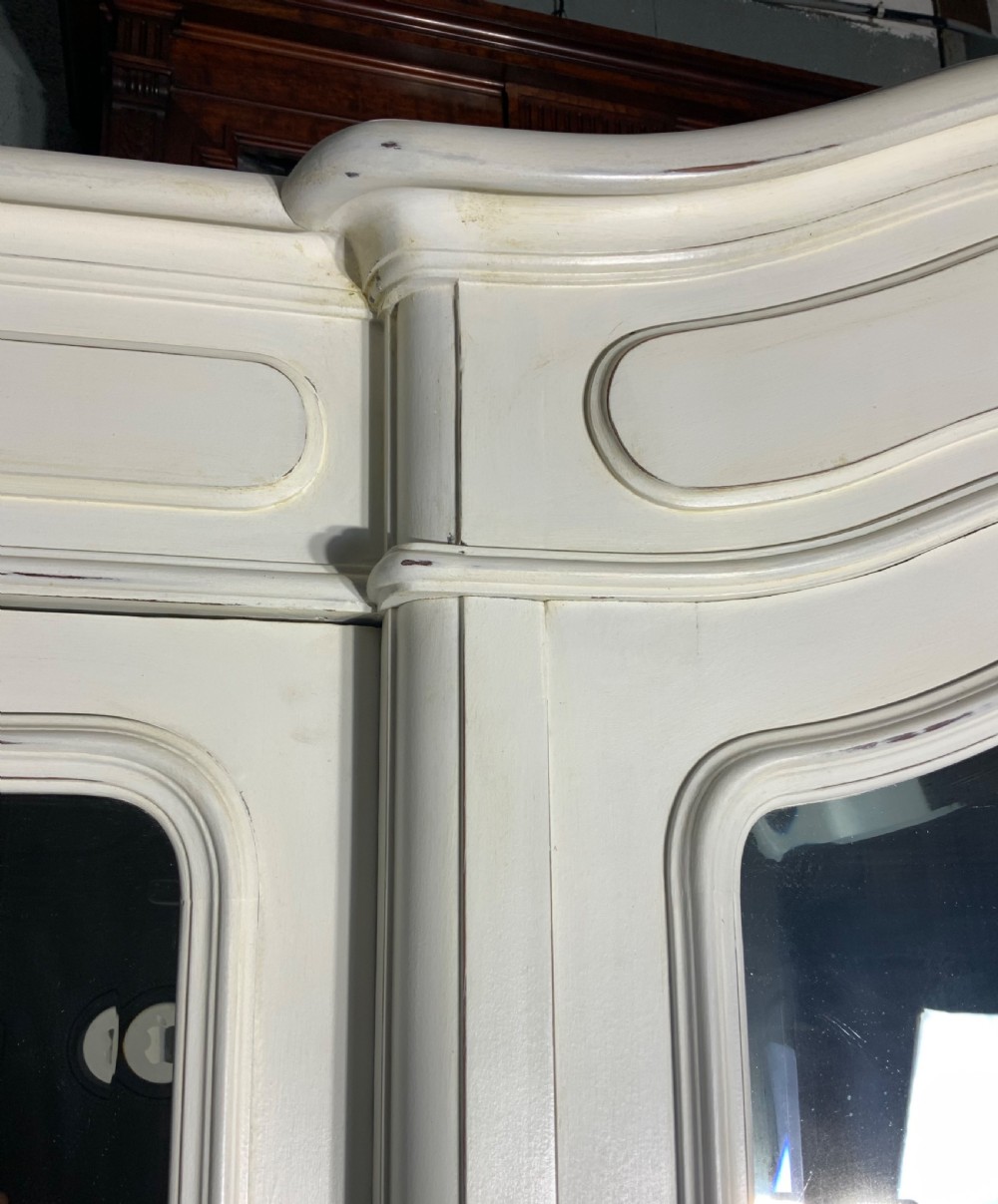 PAINTED FRENCH TRIPLE ARMOIRE  View VI