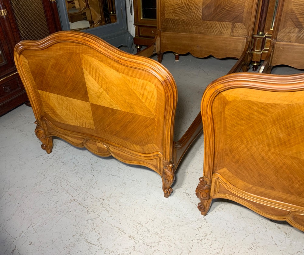 WALNUT PAIR OF FRENCH SINGLE BEDS View IV