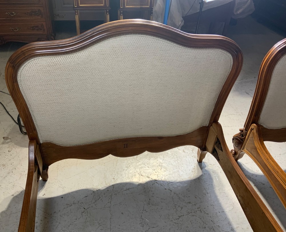 WALNUT PAIR OF FRENCH SINGLE BEDS View VII