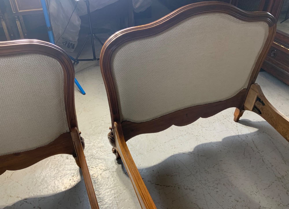 WALNUT PAIR OF FRENCH SINGLE BEDS View VIII