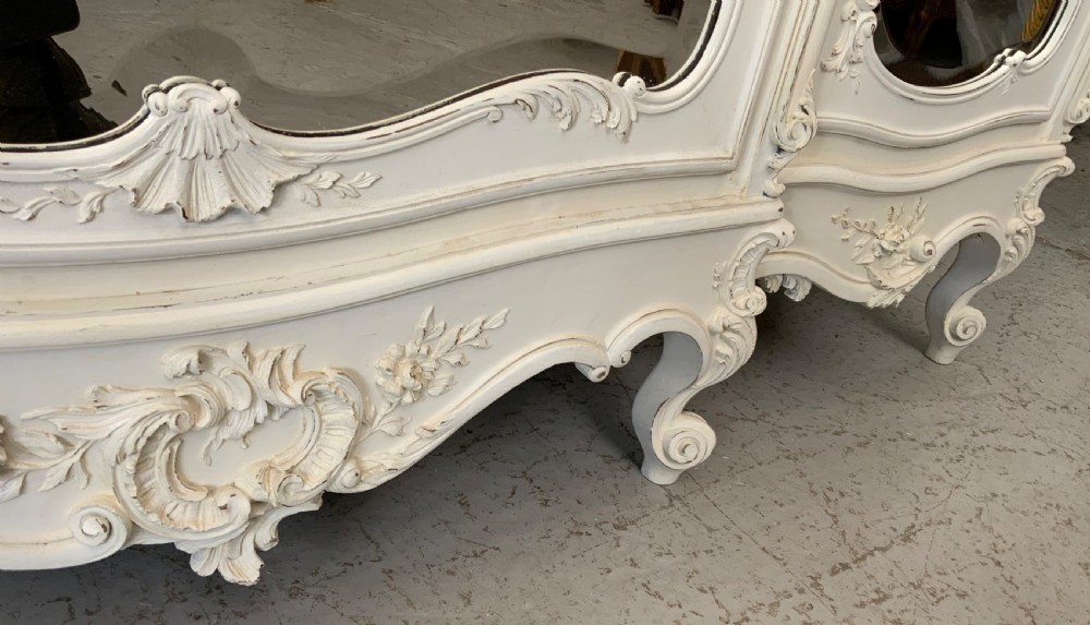 STUNNING OVERSIZED CARVED TRIPLE ARMOIRE  View XII