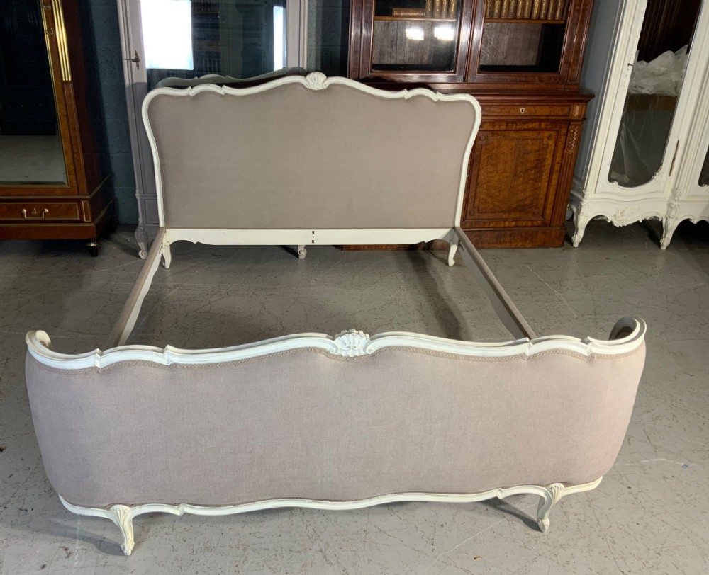 FRENCH SUPER KING SIZE UPHOLSTERED BED 