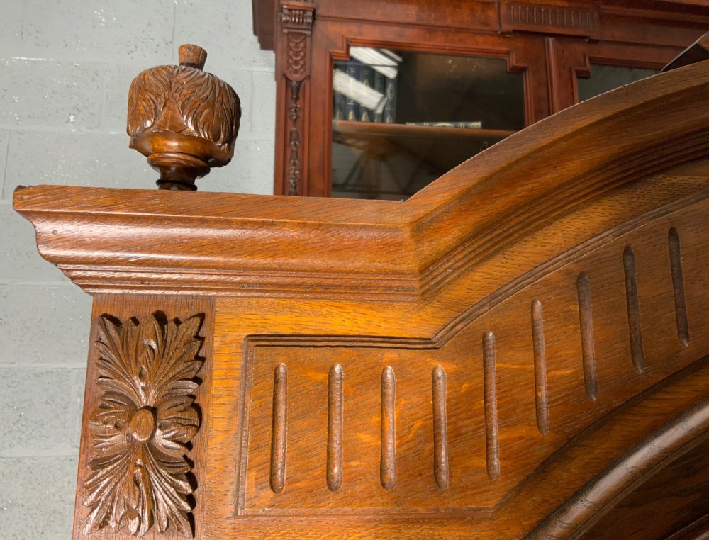 CARVED OAK FRENCH ARMOIRE  View VIII