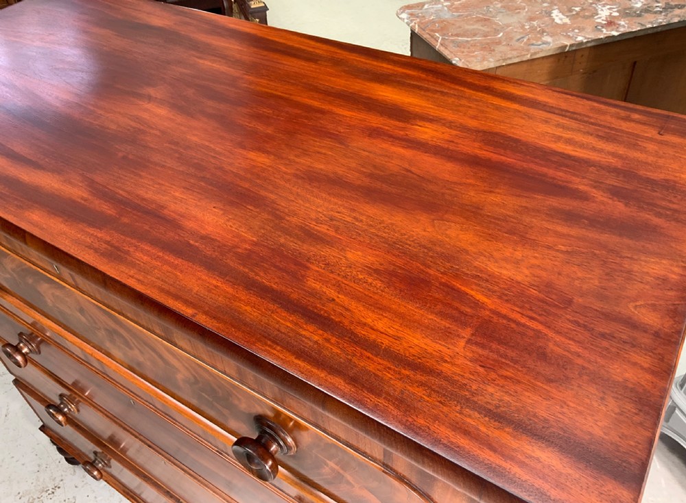 VICTORIAN MAHOGANY CHEST OF DRAWERS  View III