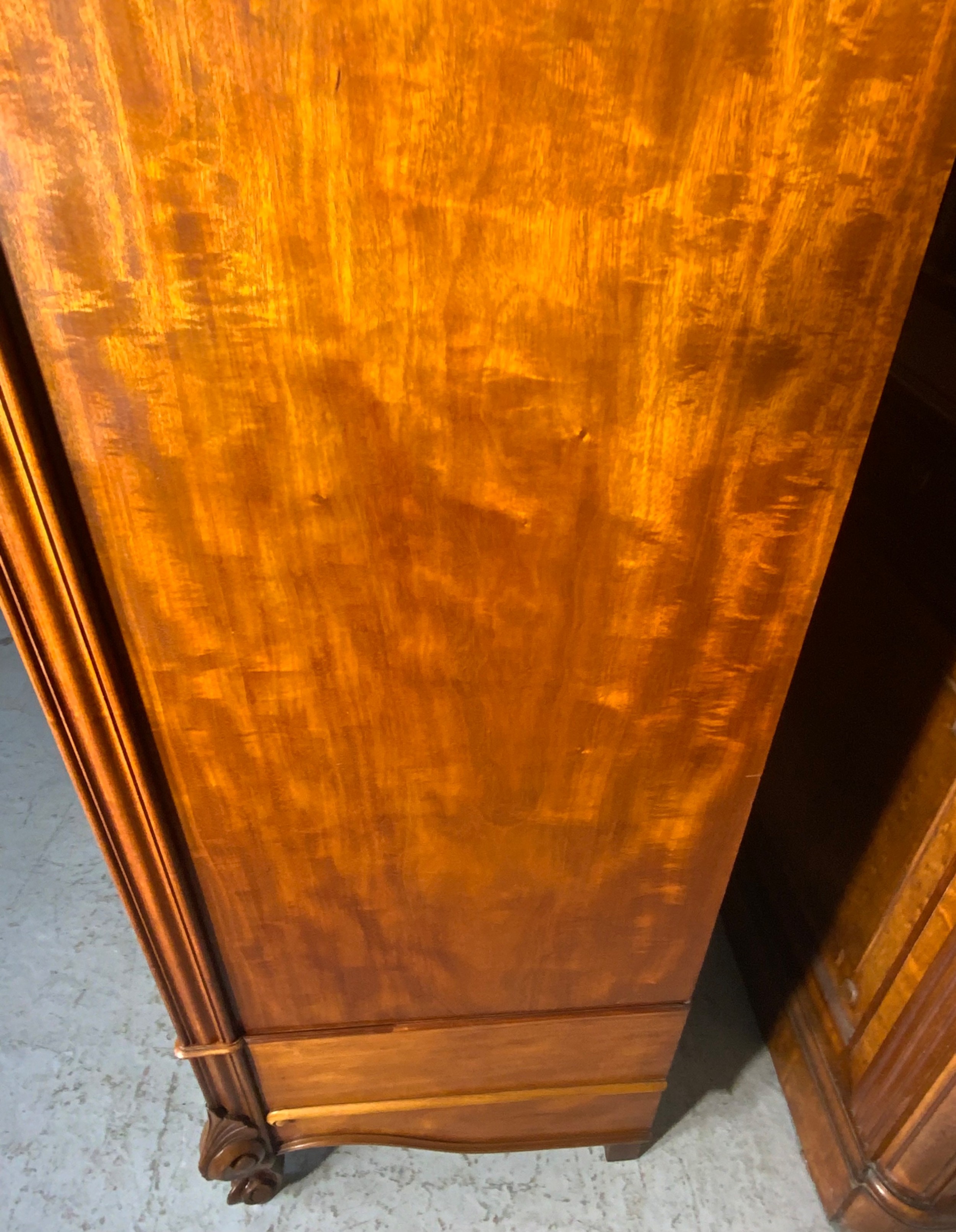 MAHOGANY FRENCH DOUBLE ARMOIRE  View X