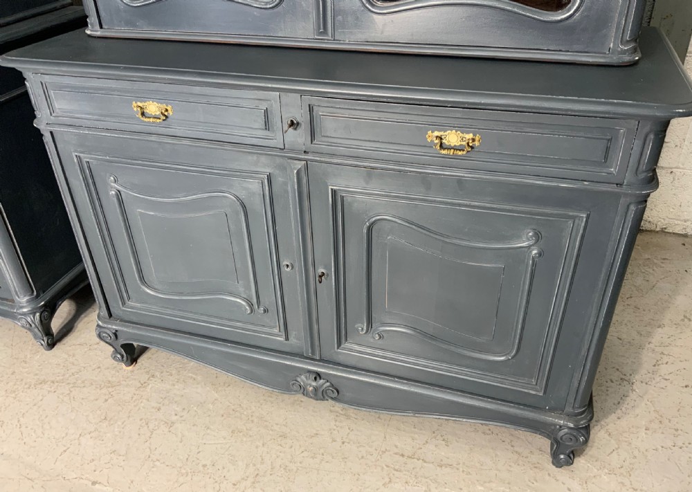 PAIR OF PAINTED FRENCH BUFFET DES CORPS  View VI