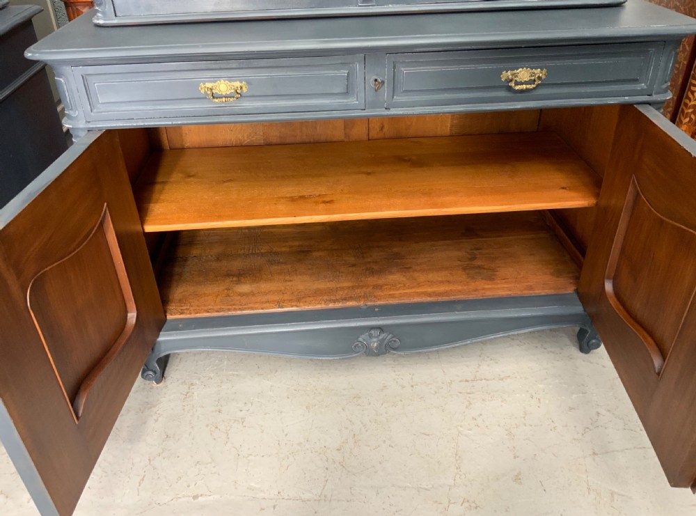 PAIR OF PAINTED FRENCH BUFFET DES CORPS  View VII