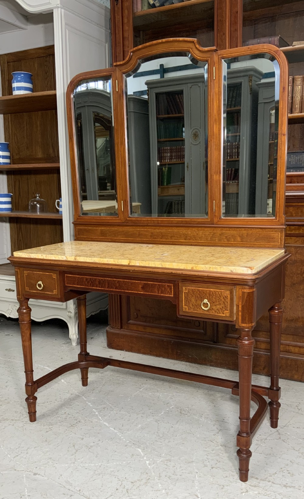 MARBLE TOPPED FRENCH DRESSING TABLE  View II