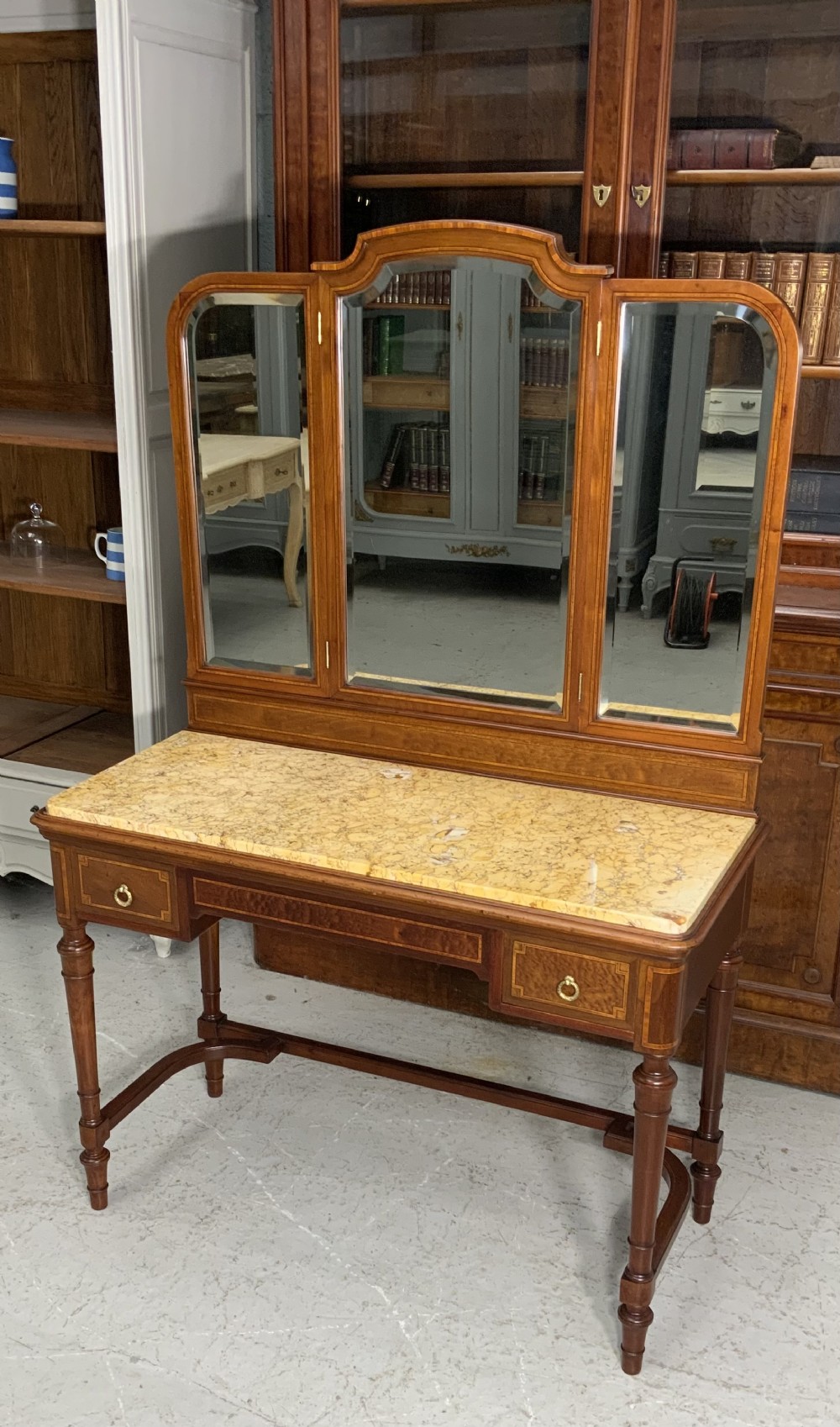 MARBLE TOPPED FRENCH DRESSING TABLE  View III
