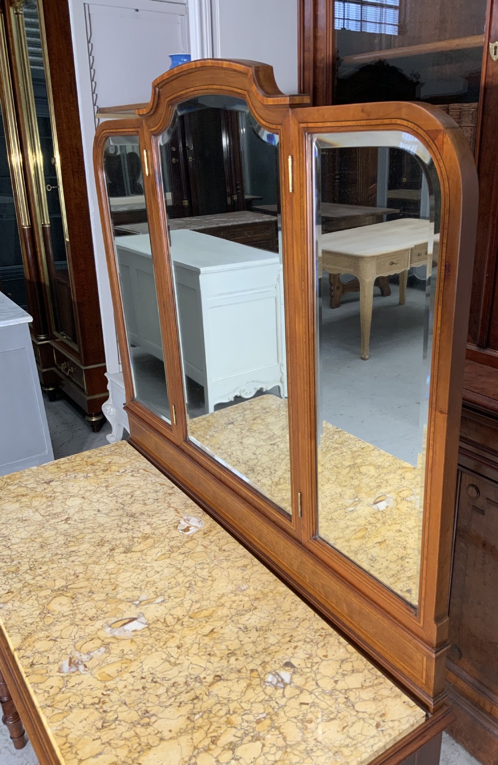 MARBLE TOPPED FRENCH DRESSING TABLE  View IV