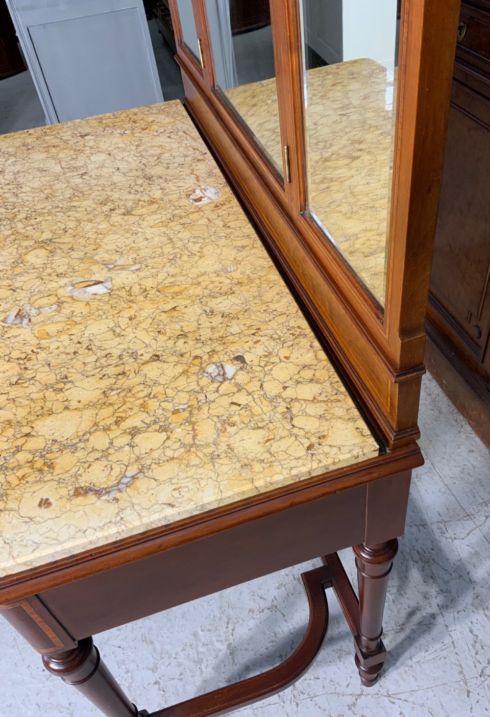 MARBLE TOPPED FRENCH DRESSING TABLE  View VII