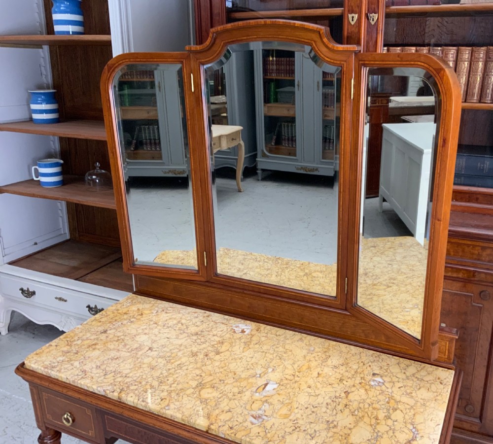MARBLE TOPPED FRENCH DRESSING TABLE  View X