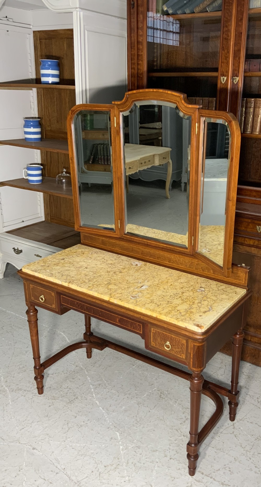 MARBLE TOPPED FRENCH DRESSING TABLE  View XI