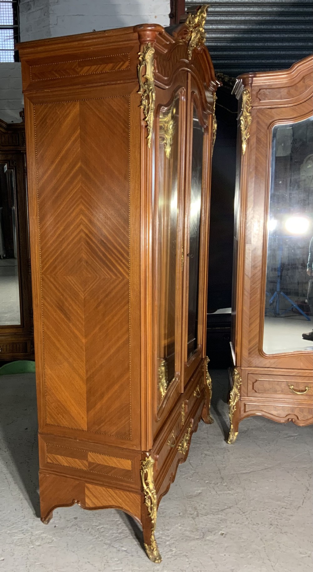 STUNNING PAIR OF FRENCH ARMOIRES View XII