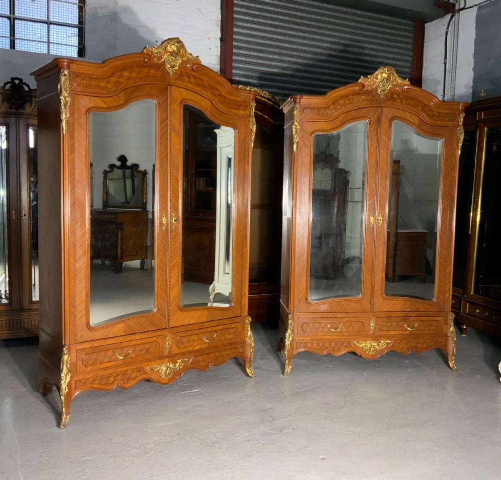 STUNNING PAIR OF FRENCH ARMOIRES View XIII