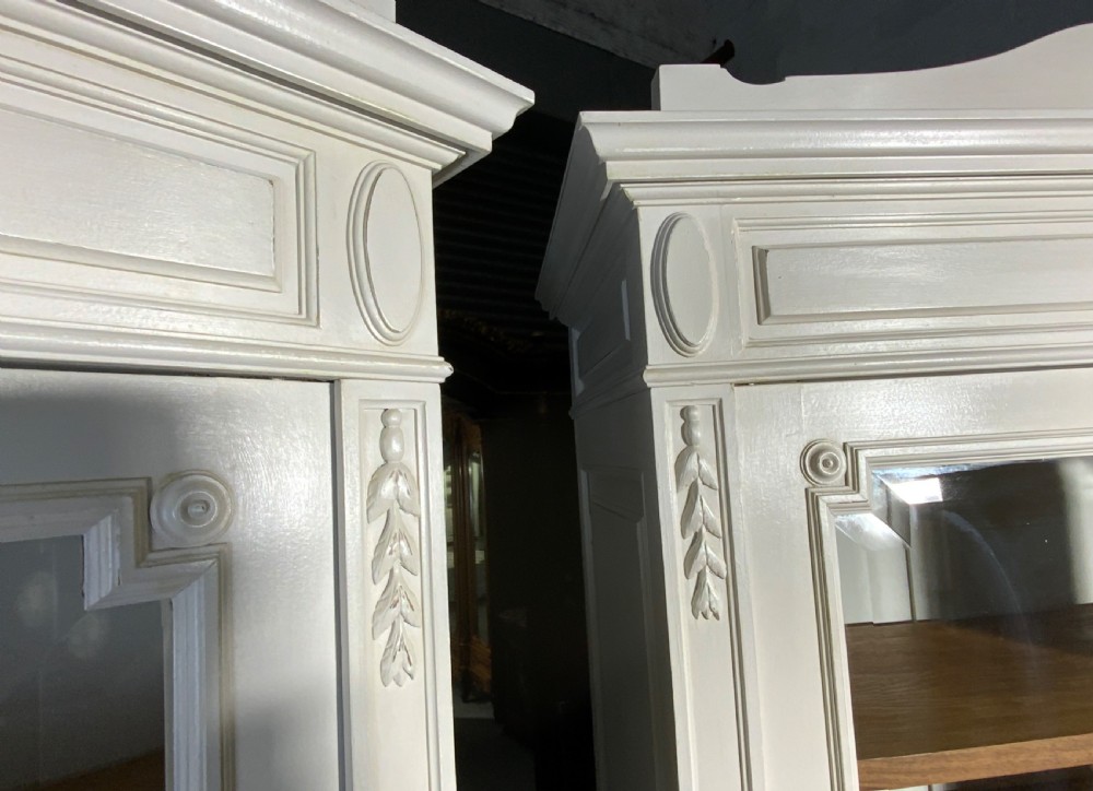 MATCHING PAIR OF PAINTED FRENCH BOOKCASES View VII