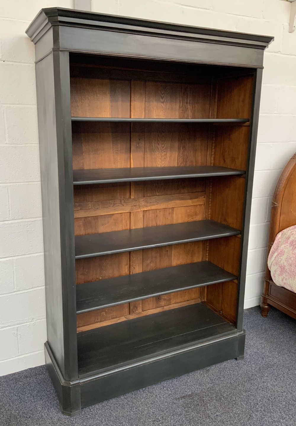 PAINTED FRENCH OPEN BOOKCASE  View II
