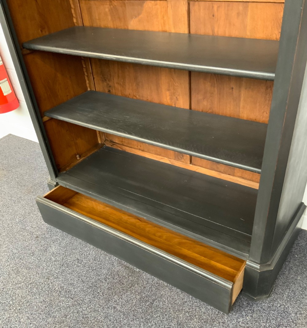 PAINTED FRENCH OPEN BOOKCASE  View VII