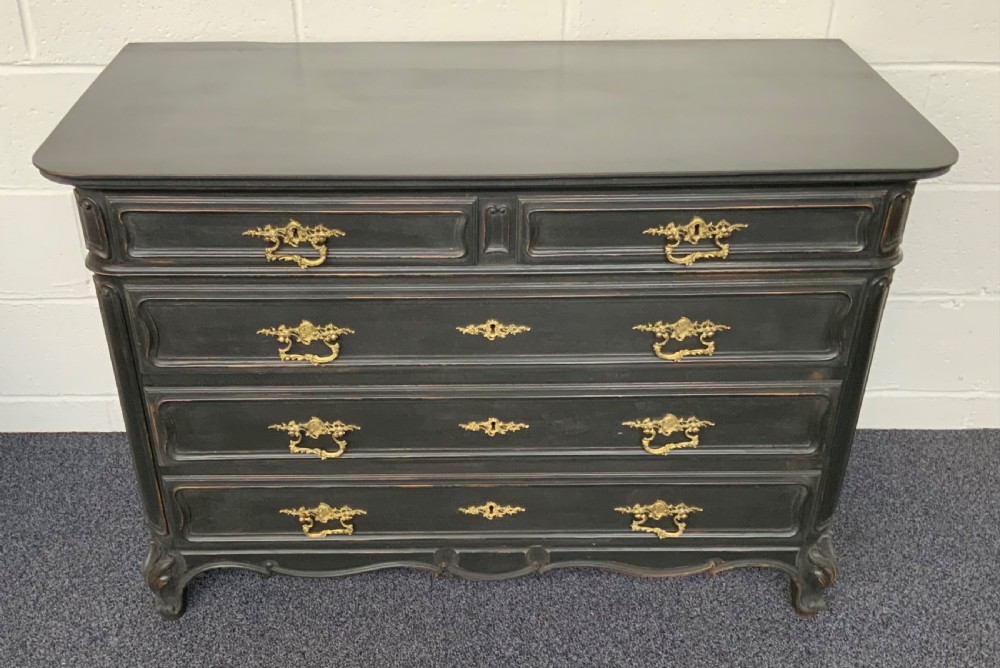 PAINTED FRENCH CHEST OF DRAWERS 