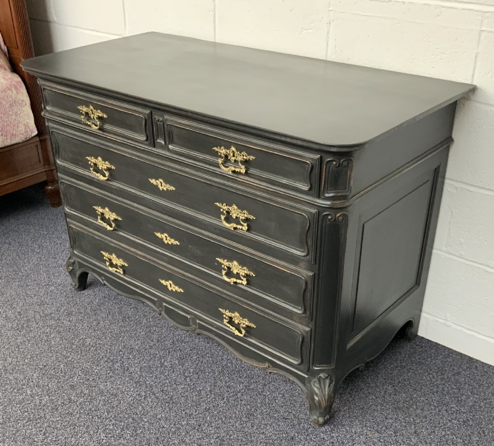 PAINTED FRENCH CHEST OF DRAWERS  View II
