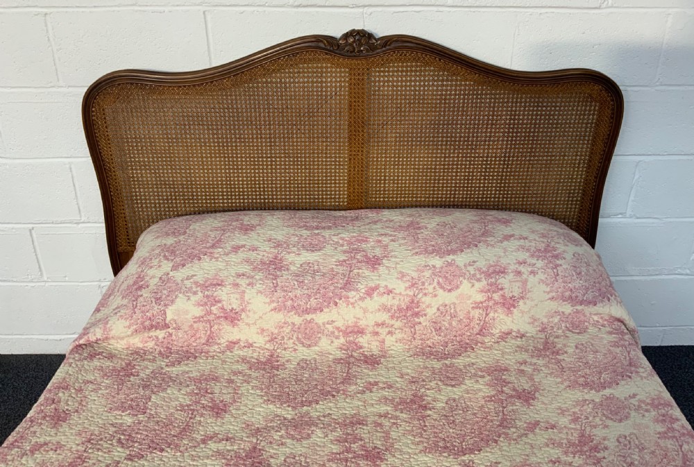 FRENCH WALNUT BERGERE BED View VI