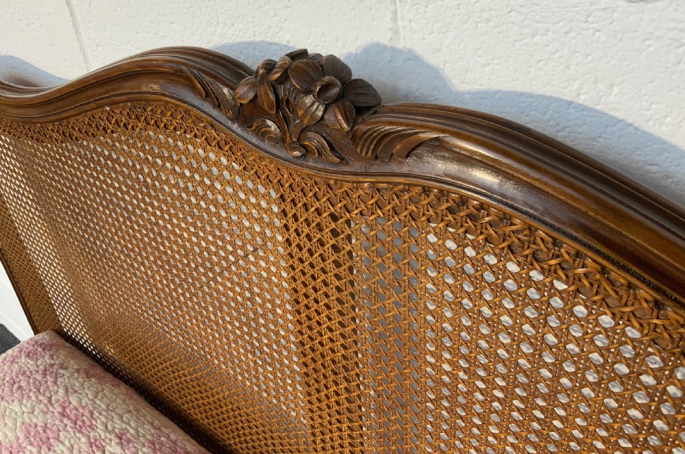 FRENCH WALNUT BERGERE BED View VII
