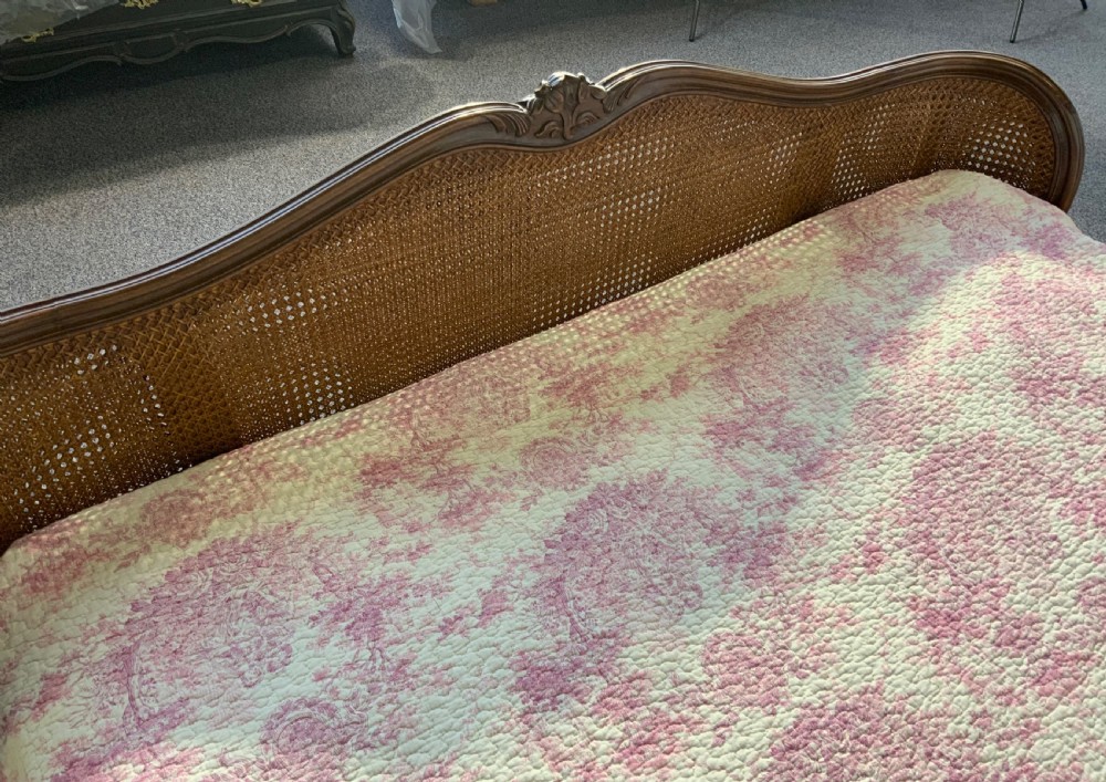 FRENCH WALNUT BERGERE BED View VIII