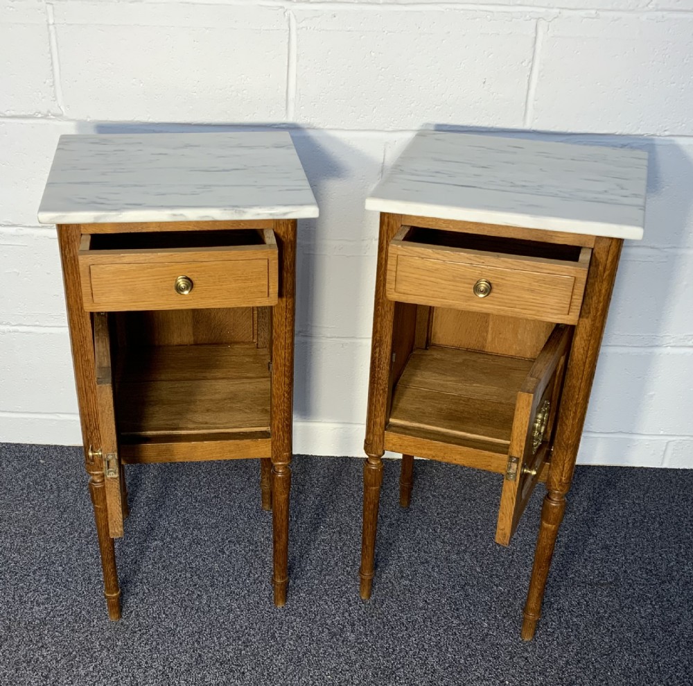 PAIR OF FRENCH BEDSIDE CABINETS  View V