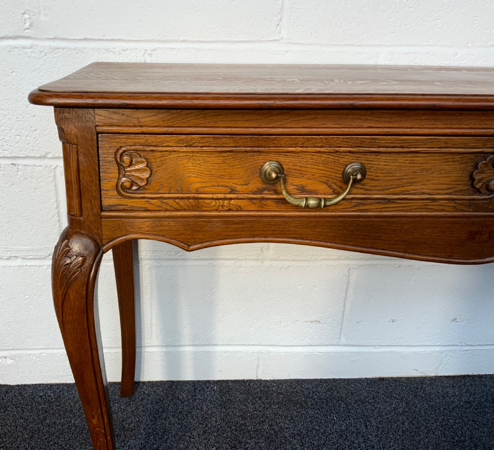 FRENCH OAK CONSOLE TABLE View V