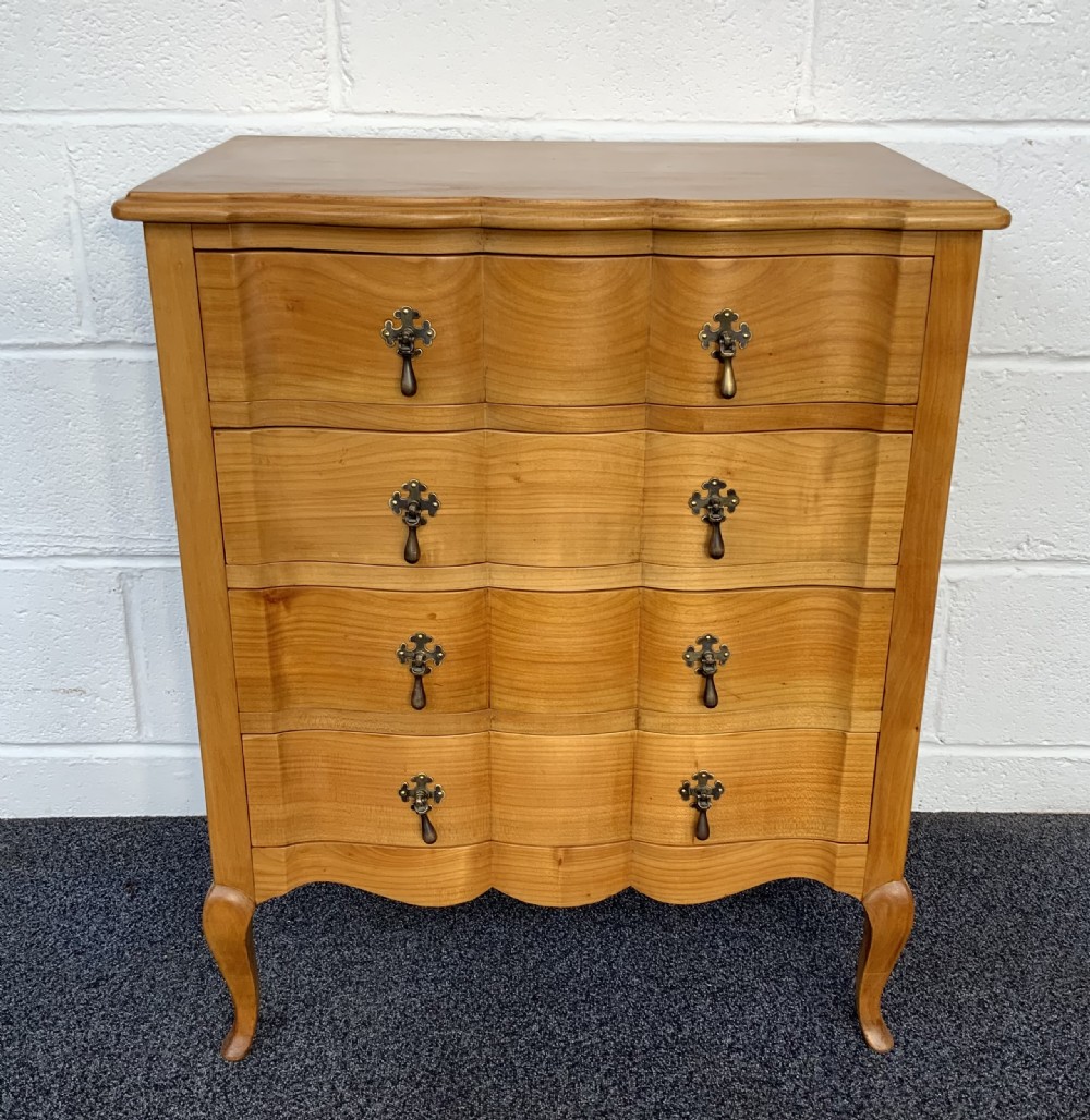 CHERRYWOOD FRENCH CHEST OF DRAWERS 