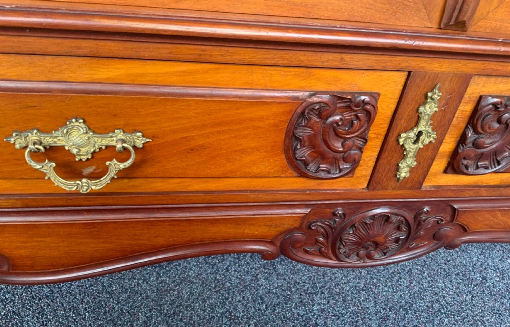 FRENCH MAHOGANY DOUBLE ARMOIRE  View VIII