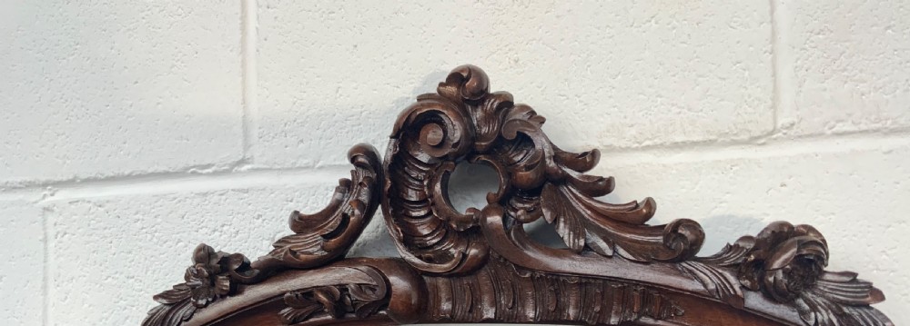 ORNATELY CARVED FRENCH WALNUT DRESSING TABLE  View IV