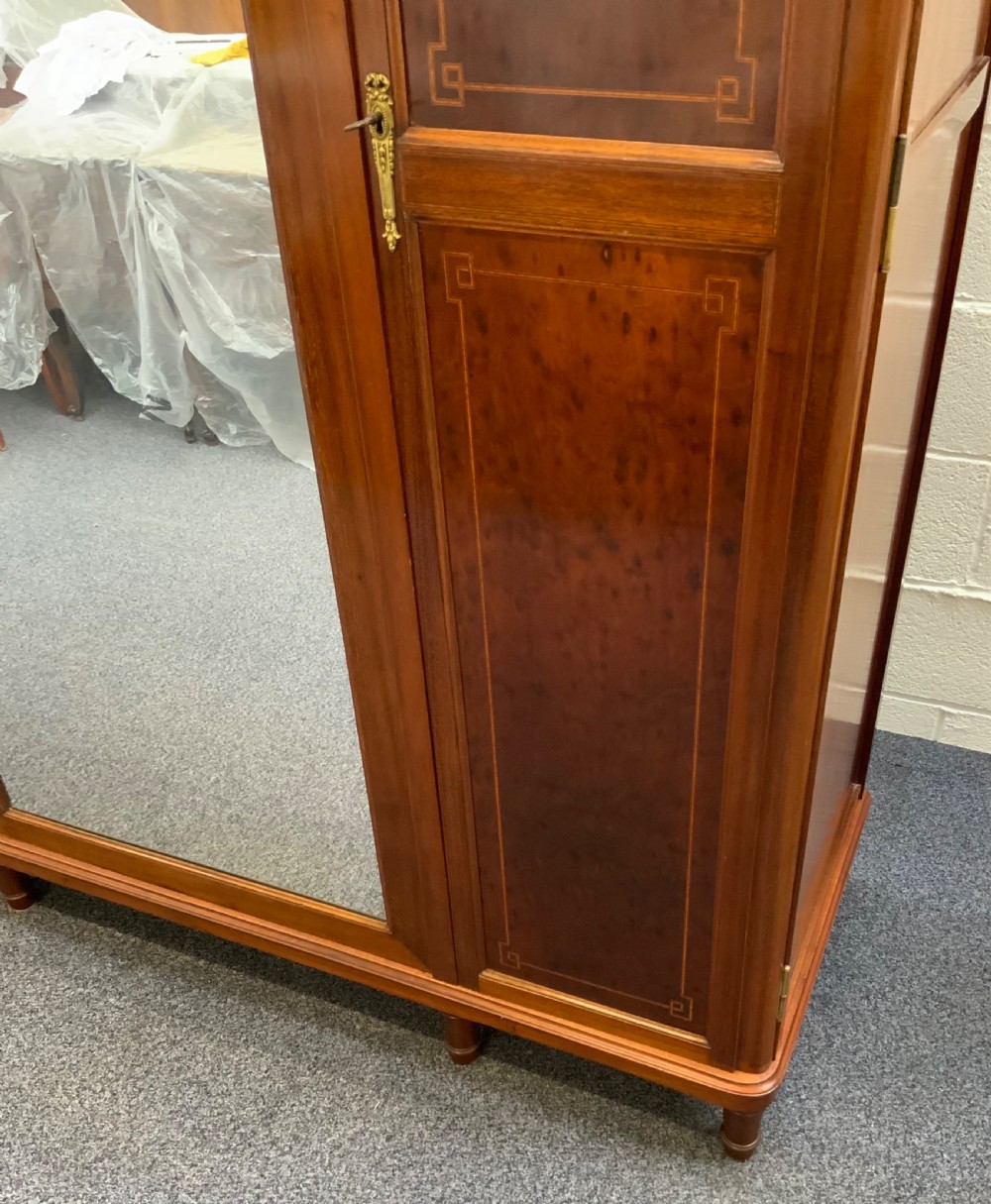 MAHOGANY INLAND TRIPLE FRENCH ARMOIRE  View VII