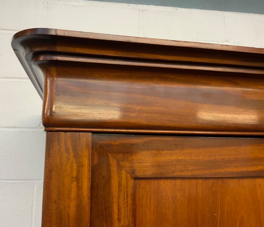 FRENCH MAHOGANY ARMOIRE  View II