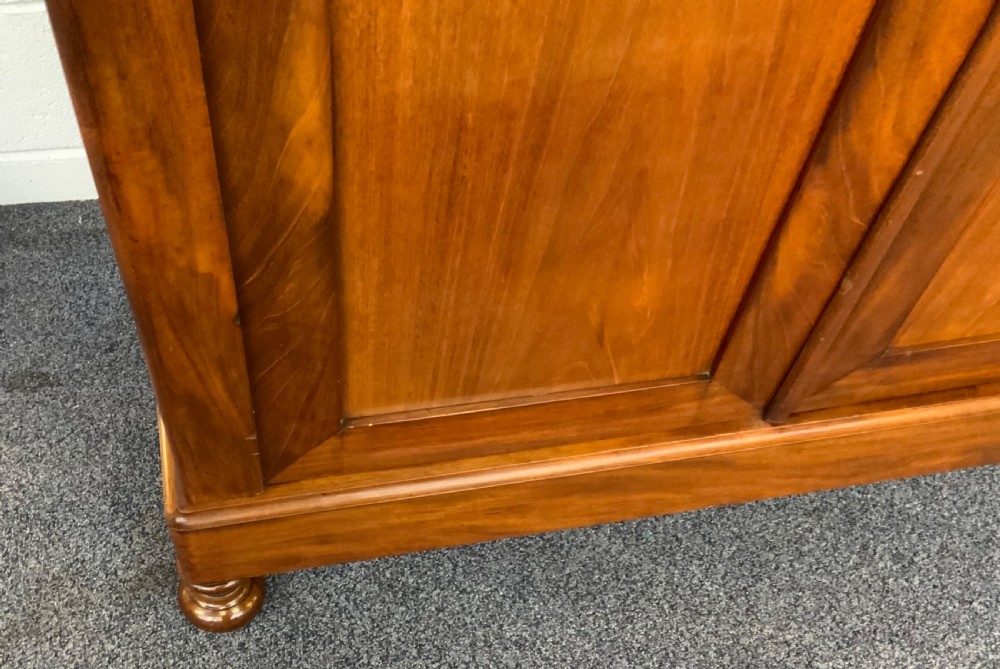 FRENCH MAHOGANY ARMOIRE  View III